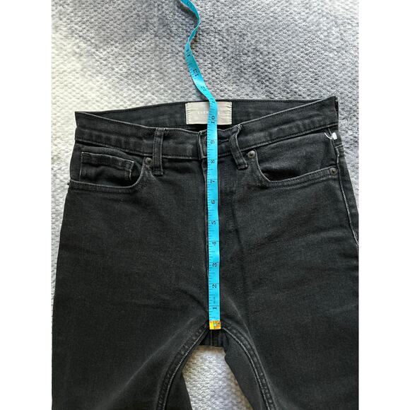 Everlane Raw Hem Straight Hi Rise Charcoal Wash Women Jeans Size 25 | 2 Regular - Picture 8 of 11